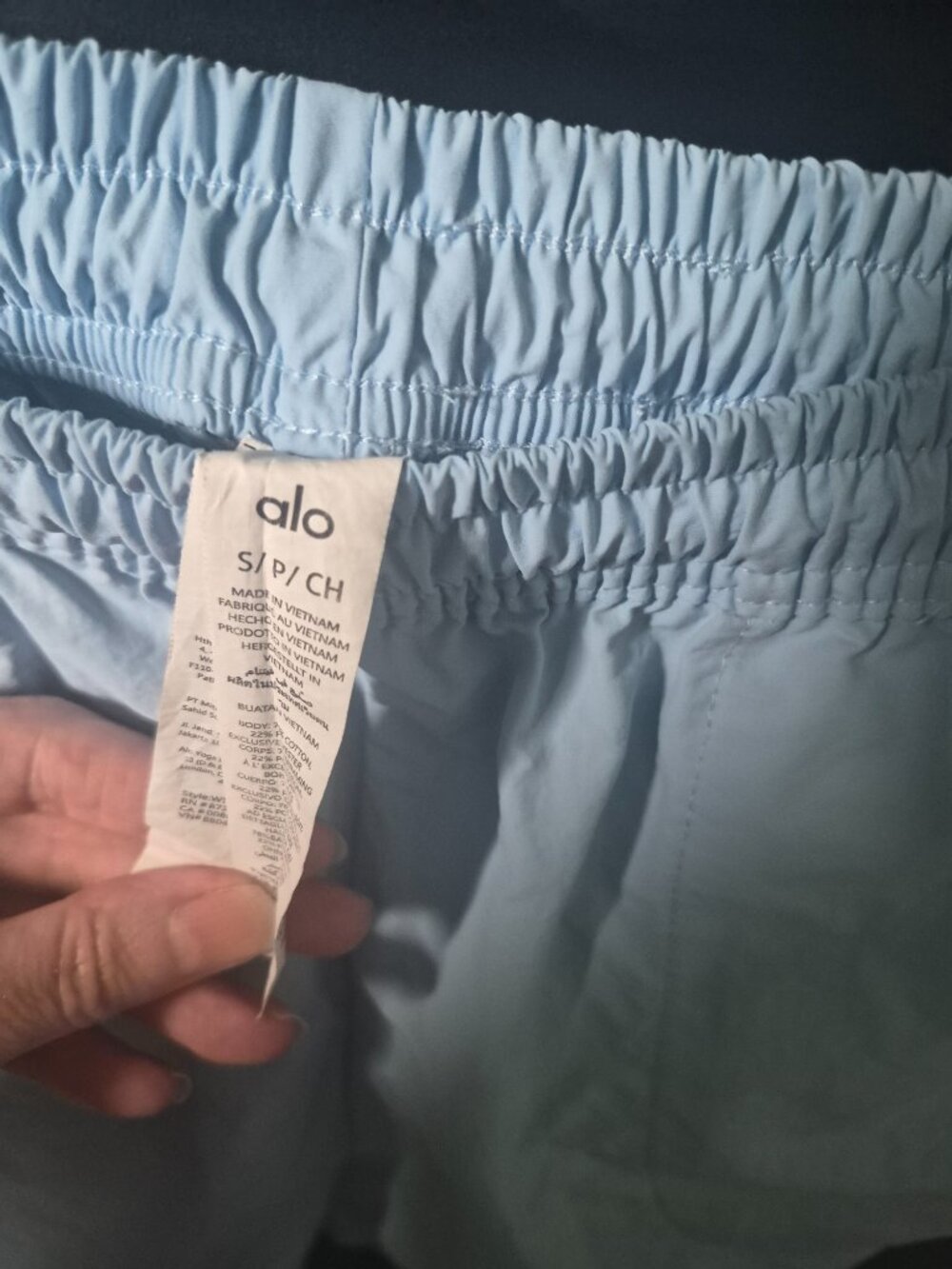 Alo yoga alumni short set provence blue - Picture 7 of 7